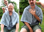 day 13 || diptych || haircut outdoors