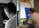 day 25 || diptych || painting in poor light