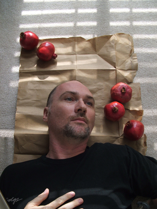 day 78 || self with five pomegranates