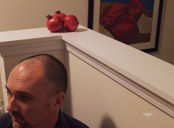 day 79 || self with three pomegranates